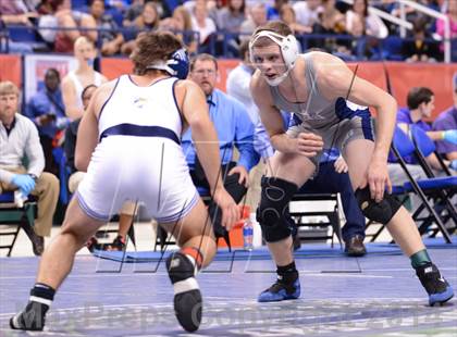 Thumbnail 2 in NCHSAA 2A Wrestling Championships photogallery.