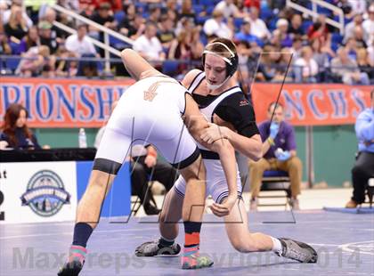 Thumbnail 1 in NCHSAA 2A Wrestling Championships photogallery.