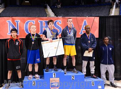 Thumbnail 2 in NCHSAA 2A Wrestling Championships photogallery.