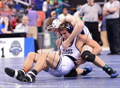 Thumbnail 3 in NCHSAA 2A Wrestling Championships photogallery.