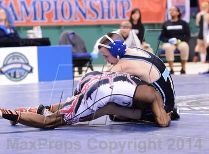 Thumbnail 1 in NCHSAA 2A Wrestling Championships photogallery.