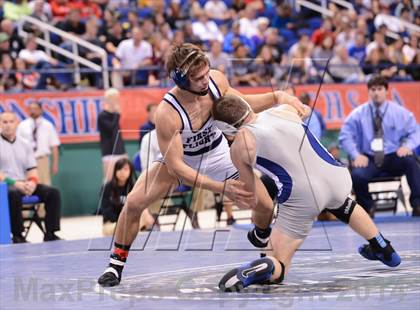 Thumbnail 1 in NCHSAA 2A Wrestling Championships photogallery.