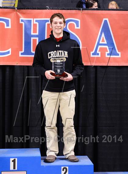 Thumbnail 1 in NCHSAA 2A Wrestling Championships photogallery.