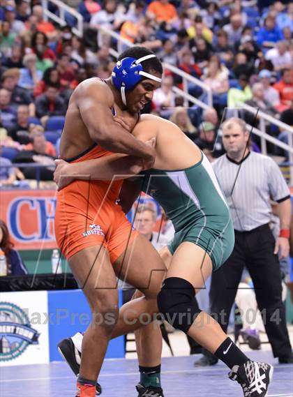 Thumbnail 2 in NCHSAA 2A Wrestling Championships photogallery.