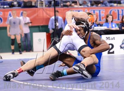 Thumbnail 2 in NCHSAA 2A Wrestling Championships photogallery.