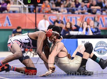 Thumbnail 3 in NCHSAA 2A Wrestling Championships photogallery.