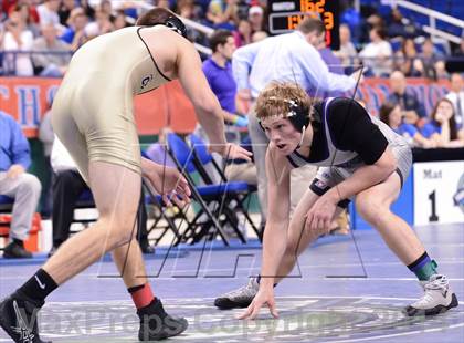 Thumbnail 2 in NCHSAA 2A Wrestling Championships photogallery.