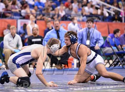 Thumbnail 3 in NCHSAA 2A Wrestling Championships photogallery.