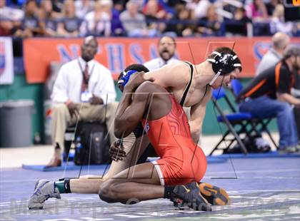 Thumbnail 1 in NCHSAA 2A Wrestling Championships photogallery.