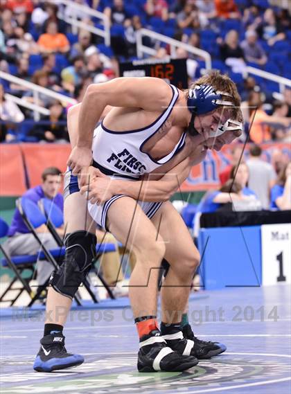 Thumbnail 2 in NCHSAA 2A Wrestling Championships photogallery.