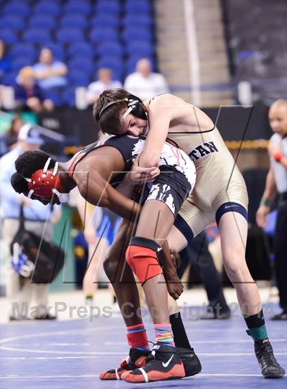 Thumbnail 2 in NCHSAA 2A Wrestling Championships photogallery.