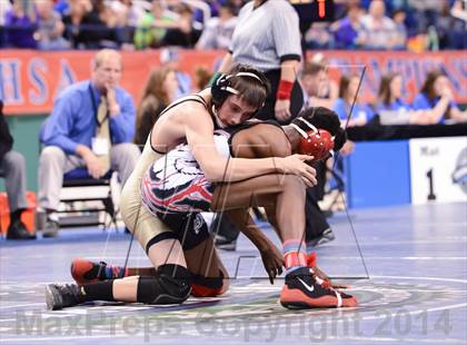Thumbnail 1 in NCHSAA 2A Wrestling Championships photogallery.
