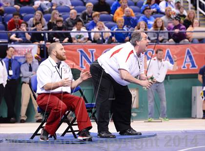 Thumbnail 1 in NCHSAA 2A Wrestling Championships photogallery.