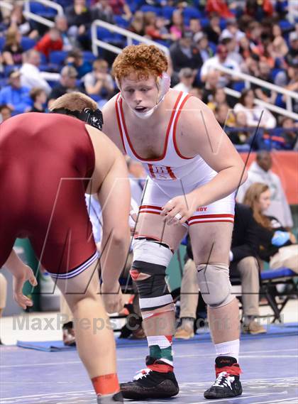 Thumbnail 3 in NCHSAA 2A Wrestling Championships photogallery.