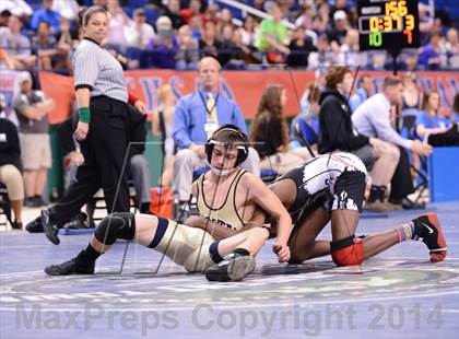 Thumbnail 2 in NCHSAA 2A Wrestling Championships photogallery.
