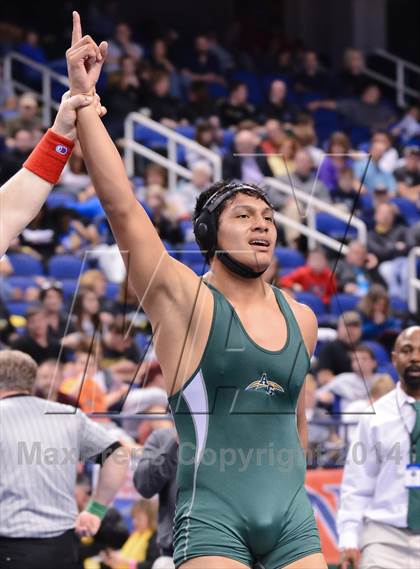 Thumbnail 3 in NCHSAA 2A Wrestling Championships photogallery.
