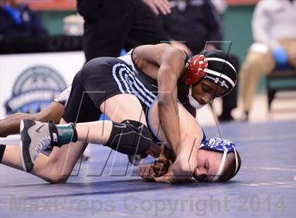 Thumbnail 3 in NCHSAA 2A Wrestling Championships photogallery.