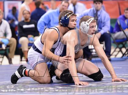 Thumbnail 2 in NCHSAA 2A Wrestling Championships photogallery.