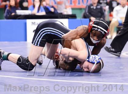 Thumbnail 3 in NCHSAA 2A Wrestling Championships photogallery.