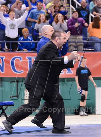 Thumbnail 1 in NCHSAA 2A Wrestling Championships photogallery.