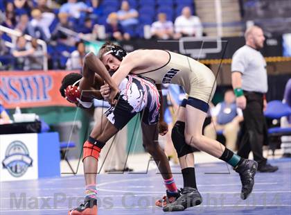 Thumbnail 3 in NCHSAA 2A Wrestling Championships photogallery.