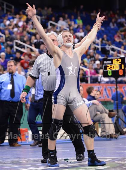 Thumbnail 2 in NCHSAA 2A Wrestling Championships photogallery.