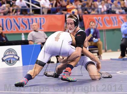 Thumbnail 2 in NCHSAA 2A Wrestling Championships photogallery.