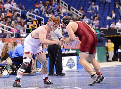 Thumbnail 3 in NCHSAA 2A Wrestling Championships photogallery.