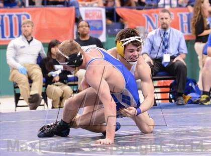 Thumbnail 1 in NCHSAA 2A Wrestling Championships photogallery.