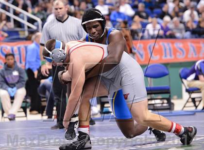 Thumbnail 2 in NCHSAA 2A Wrestling Championships photogallery.