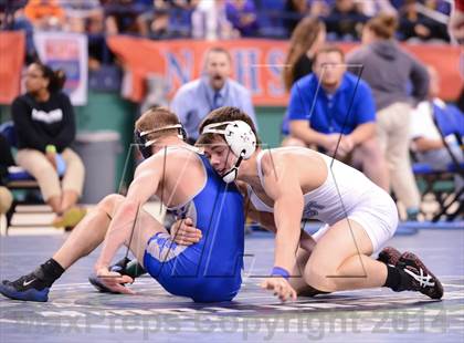 Thumbnail 2 in NCHSAA 2A Wrestling Championships photogallery.