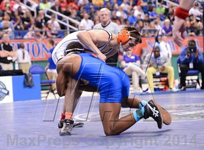Thumbnail 3 in NCHSAA 2A Wrestling Championships photogallery.