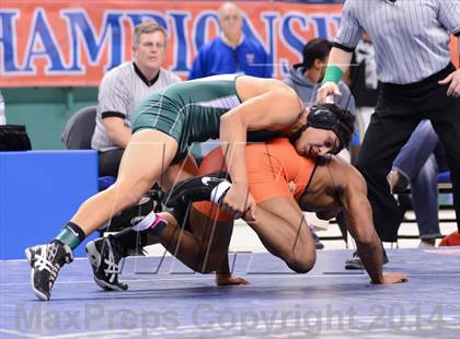 Thumbnail 2 in NCHSAA 2A Wrestling Championships photogallery.