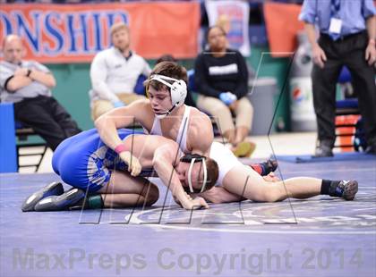Thumbnail 1 in NCHSAA 2A Wrestling Championships photogallery.