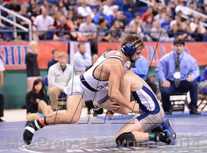 Thumbnail 3 in NCHSAA 2A Wrestling Championships photogallery.