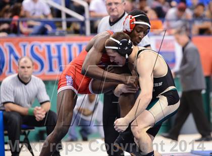 Thumbnail 3 in NCHSAA 2A Wrestling Championships photogallery.
