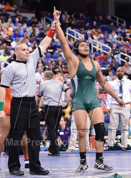 Thumbnail 2 in NCHSAA 2A Wrestling Championships photogallery.