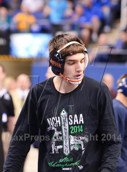 Thumbnail 3 in NCHSAA 2A Wrestling Championships photogallery.