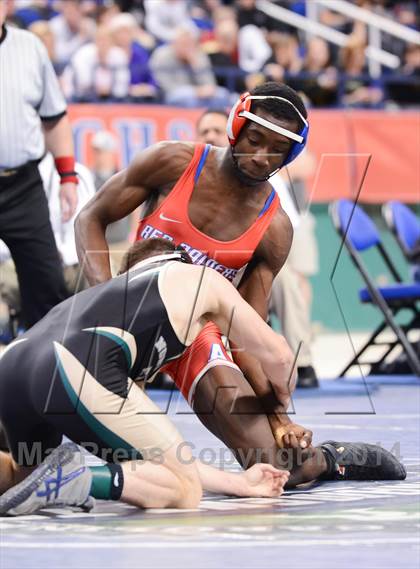 Thumbnail 2 in NCHSAA 2A Wrestling Championships photogallery.