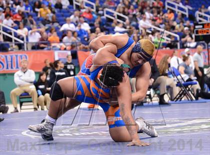 Thumbnail 2 in NCHSAA 2A Wrestling Championships photogallery.