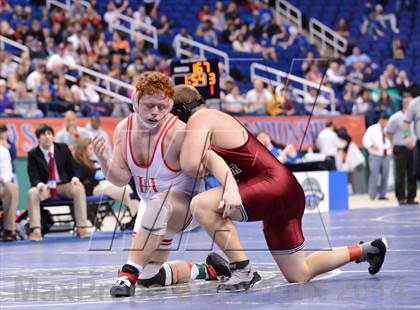 Thumbnail 3 in NCHSAA 2A Wrestling Championships photogallery.