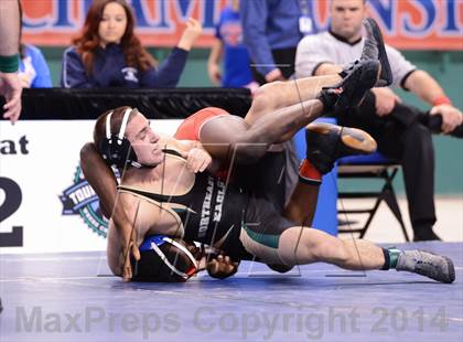 Thumbnail 3 in NCHSAA 2A Wrestling Championships photogallery.
