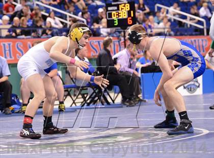 Thumbnail 1 in NCHSAA 2A Wrestling Championships photogallery.