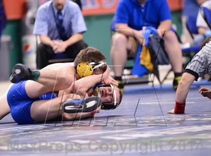 Thumbnail 1 in NCHSAA 2A Wrestling Championships photogallery.