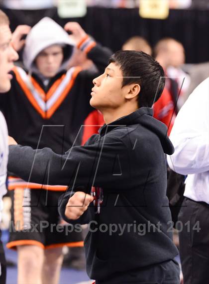 Thumbnail 2 in NCHSAA 2A Wrestling Championships photogallery.
