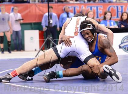 Thumbnail 1 in NCHSAA 2A Wrestling Championships photogallery.