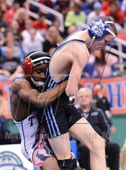 Thumbnail 2 in NCHSAA 2A Wrestling Championships photogallery.