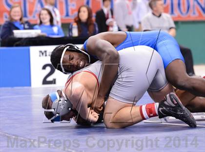 Thumbnail 1 in NCHSAA 2A Wrestling Championships photogallery.