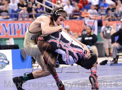 Thumbnail 1 in NCHSAA 2A Wrestling Championships photogallery.
