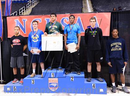 Thumbnail 3 in NCHSAA 2A Wrestling Championships photogallery.